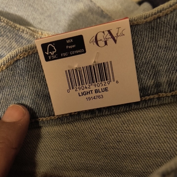 Gloria Vanderbilt Light Blue Straight Leg Jeans - Picture 2 of 2